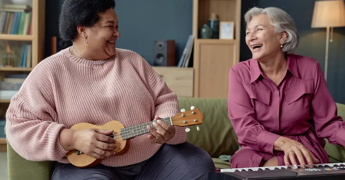  Image For How music therapy improves elder mood and focus